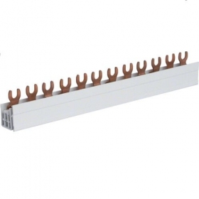 Izoliuotakoos jungimo šyna Hager KDN363A (3P, 12 mod., 10mm)