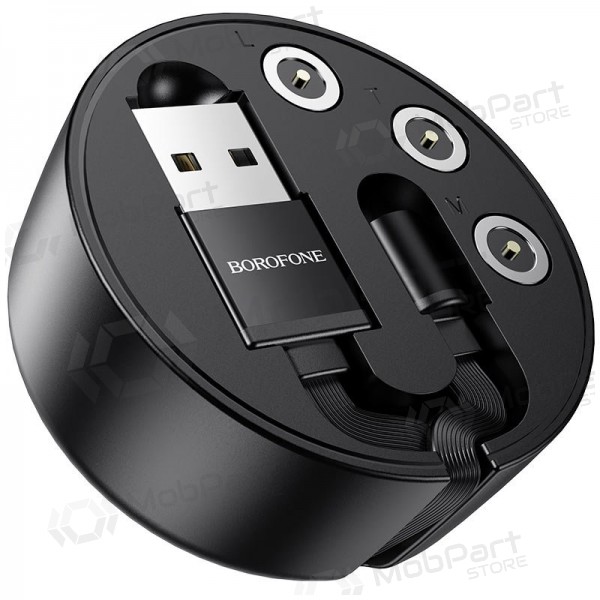 USB kaabel Borofone BU26 3in1 microUSB-Lightning-Type-C magnetinic 1.0m (mustad)