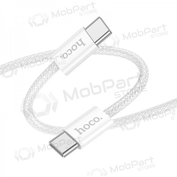 USB kaabel Hoco X104 60W USB-C to USB-C 2.0m valged