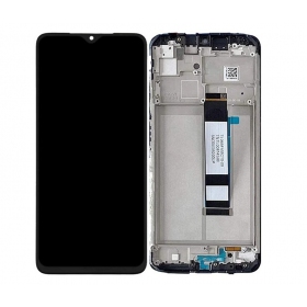 Xiaomi Poco M3 ekraan (mustad) (koos raamiga) (service pack) (originaalne)