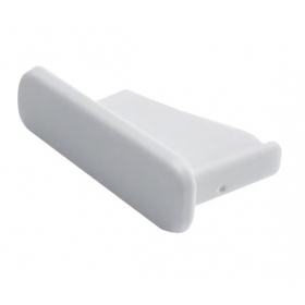 Izoliuotoskoos jungimo šynos galinis dangtelis Hager KZN021 (1P)