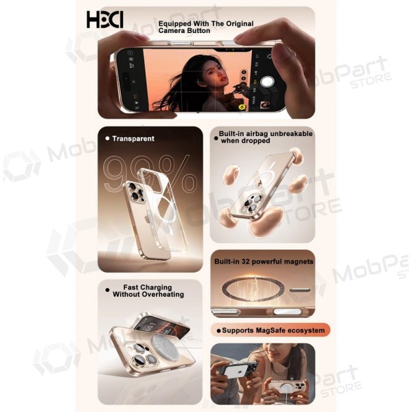 Apple iPhone Air ümbris - HDD Clear MagSafe Case (läbipaistev)
