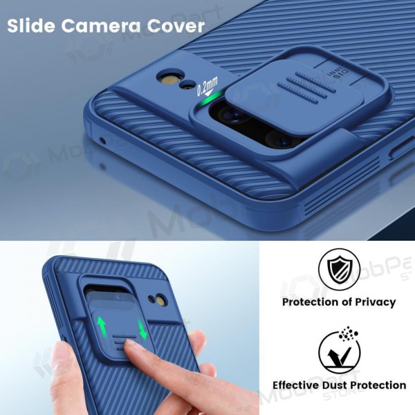 Google Pixel 7A ümbris „Nillkin CamShield Pro“ (sinised) Google Pixel 7A ümbris „Nillkin CamShield Pro“ (sinised)