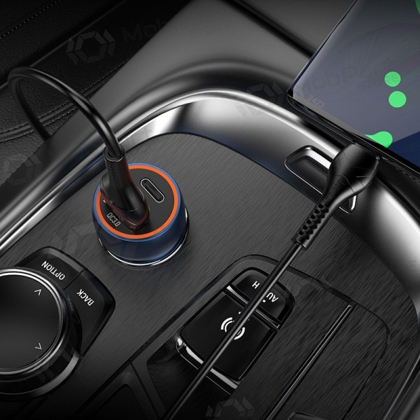 Laadija automobilinis Hoco Z46A USB-A/Type-C PD20W+QC3.0 hall