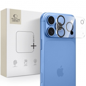 Apple iPhone 18 Pro Max kaamera kaitseklaas "Tech-Protect Cam Fit+" (läbipaistev)