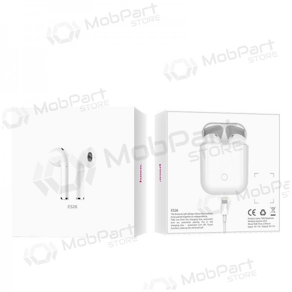 Juhtmeta vabakäeseadmega HOCO ES26 Airpods (valge)