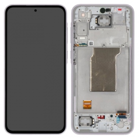 Samsung Galaxy A35 ekraan (Awesome Lilac) (koos raamiga) (originaalne)