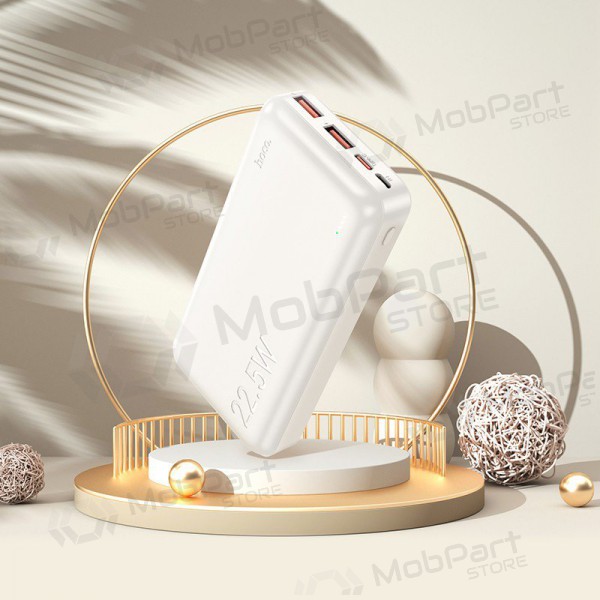 Väline patarei / aku Power Bank Hoco J101A PD 20W+Quick Charge 3.0 22.5W 20000mAh valge