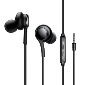 Kõrvaklapid Joyroom JR-EW02 3.5mm juodos