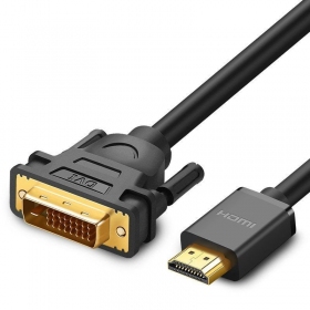 HDMI kaabel Ugreen HD106 HDMI to DVI 24+1 1.5 m kahesuunaline must