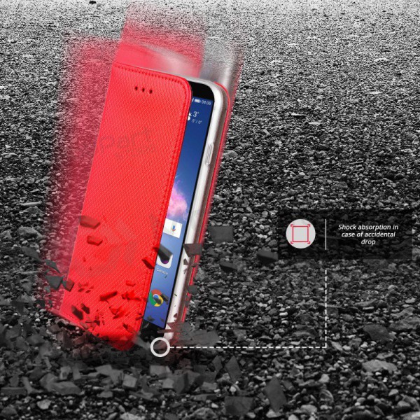Apple iPhone 13 mini ümbris - Smart Magnet (punane)