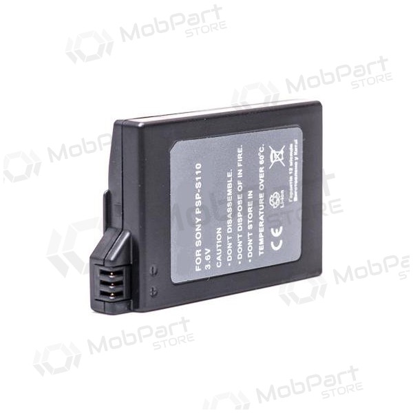 Sony PSP-S110 1800mAh foto patarei / aku Sony PSP-S110 1800mAh foto patarei / aku