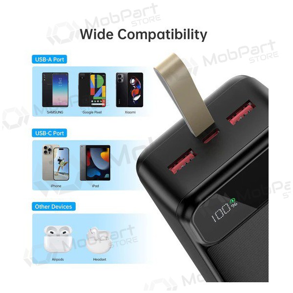 Väline patarei / aku Power Bank Choetech B730 22.5W 30000mAh must Väline patarei / aku Power Bank Choetech B730 22.5W 30000mAh must