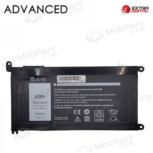 DELL WDX0R, 3400mah sülearvuti aku, Advanced DELL WDX0R, 3400mah sülearvuti aku, Advanced