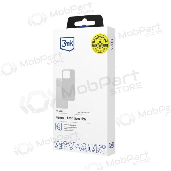 Samsung Galaxy A17, A18 ümbris - 3MK Matt Case (must)