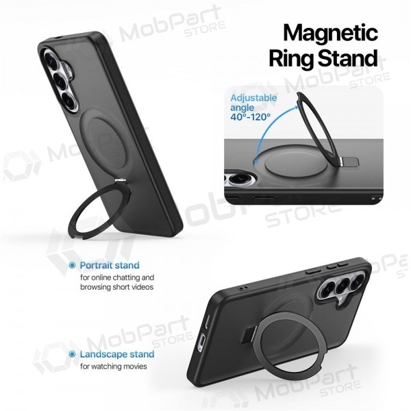 Samsung Galaxy S26 Ultra ümbris - Dux Ducis Yind Magnetic Stand (must)