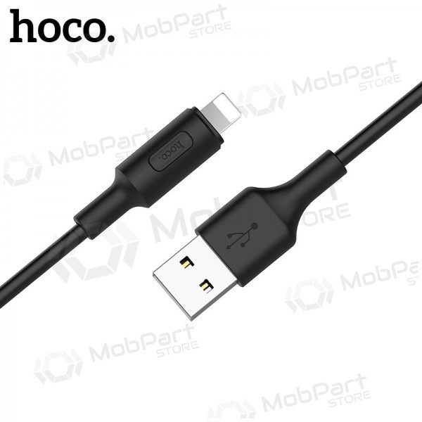 USB kaabel HOCO X25 lightning 1.0m (mustad) USB kaabel HOCO X25 lightning 1.0m (mustad)
