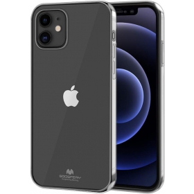Apple iPhone 12 mini ümbris / kaaned Mercury Goospery "Jelly Clear" (läbipaistev)