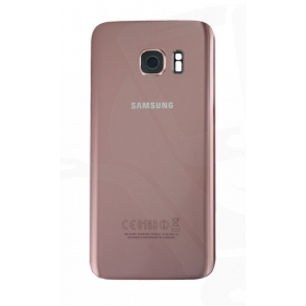 Samsung G930F Galaxy S7 patareipesade kaas (tagakaas) roosi värvi (rose pink) (kasutatud grade B, originaalne)