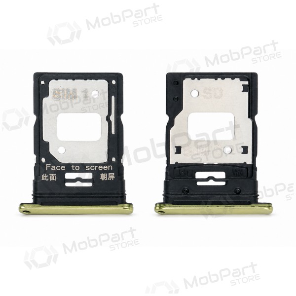 Xiaomi Mi 11 Lite 4G / 5G / 5G NE 2021 SIM-kaardi hoidik (kollane)