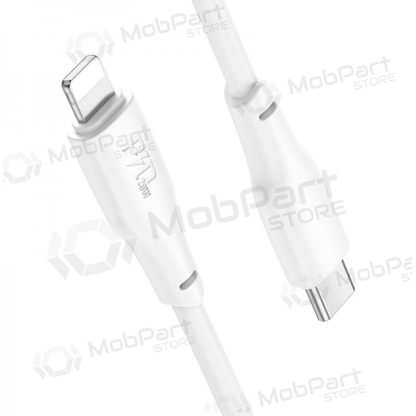 Lightning kaabel Hoco X93 USB-C to Lightning 2 m PD 20 W valge