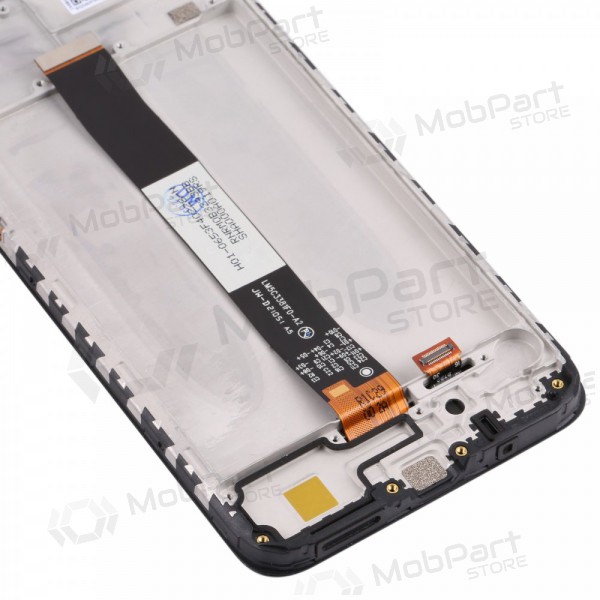 Xiaomi Redmi 9AT ekraan (mustad) (koos raamiga) (service pack) (originaalne)