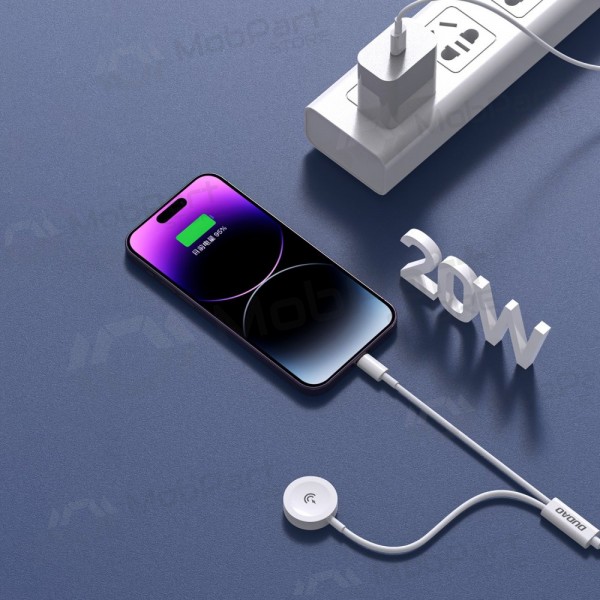 USB-C kaabel Dudao A12MAX-2in1 USB-C iWatchile / Lightning 1.2 m