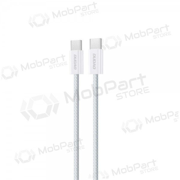 USB-C kaabel Dudao L6C USB-C kuni USB-C 2 m 60 W valge