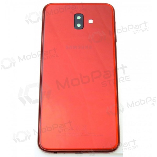 Samsung J610 Galaxy J6+ 2018 patareipesade kaas (tagakaas) (punane)