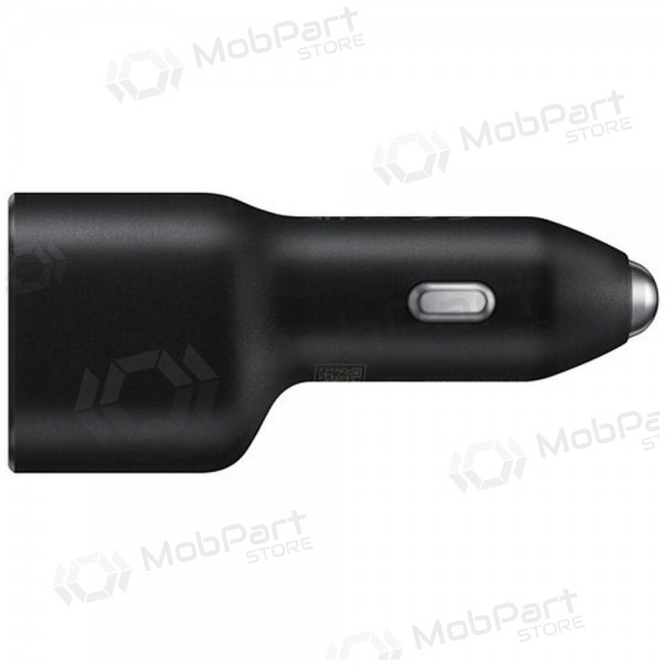 Laadija automobilinis originaalne Samsung EP-L4020NBEGEU 1xType-C 1xUSB-A mustad pakendis 40W