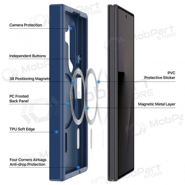 Samsung Galaxy Z Fold8 Ultra ümbris - Dux Ducis Yind MagSafe (must)