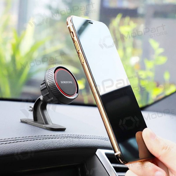 Automobilinis Universaalne telefono laikiklis Borofone BH13 Journey, tvirtinamas ant prietaisų skydelio, magnetinis