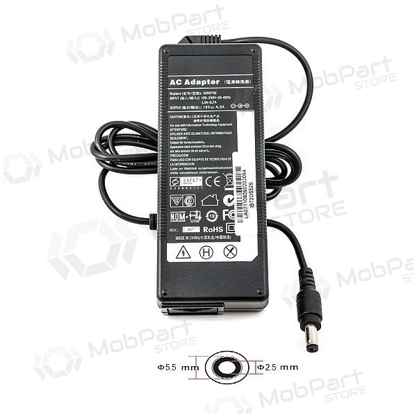 LENOVO 72W: 16V, 4.5A sülearvuti laadija LENOVO 72W: 16V, 4.5A sülearvuti laadija