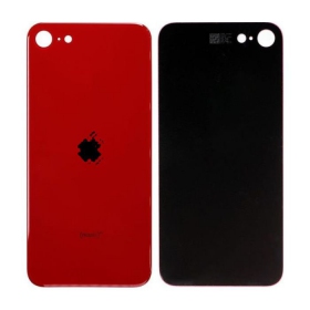 Apple iPhone SE 2020 / SE 2022 patareipesade kaas (tagakaas) (punane) (bigger hole for camera)