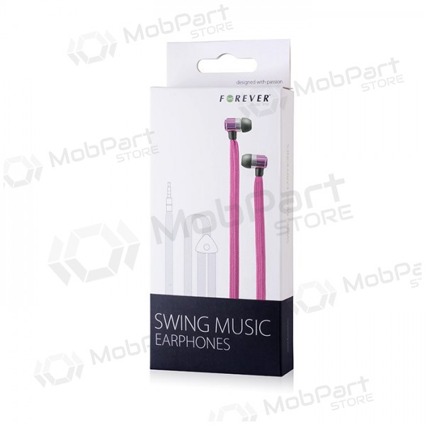 Vabakäeseadmega Forever Swing Music 3,5mm (roosi värvi)
