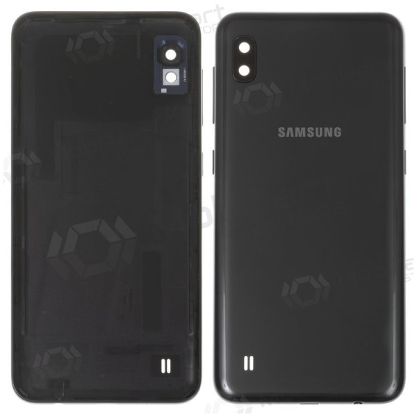 Samsung A105 Galaxy A10 2019 patareipesade kaas (tagakaas) (mustad) (kasutatud grade B, originaalne)