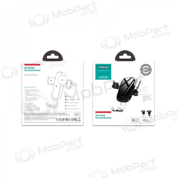 Auto telefonihoidja Joyroom JR-ZS198 (air vent) mustad