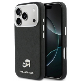 Apple iPhone 17 Pro ümbris - Karl Lagerfeld PU Karl and Choupette Heads Pins MagSafe