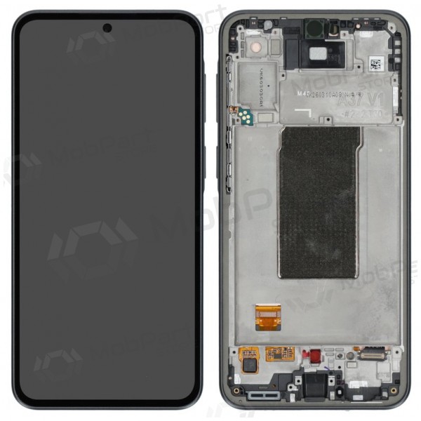 Samsung Galaxy A37 5G ekraan (tumehall) (raamiga) (originaal)