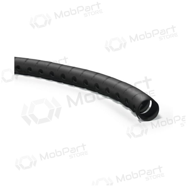 Vamzdis spiralinis kabelių apsaugaikoos  įrankiu kabelių įvedimui D16 Hellermann Tyton HWPP16 (RITĖ 25m , mustad)