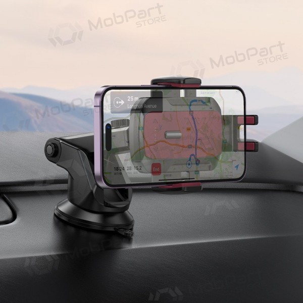 Auto telefonihoidja Hoco H65 (dashboard) mustad