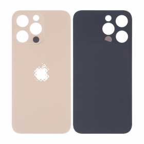 Apple iPhone 13 Pro patareipesade kaas (tagakaas) (kuldsed) (bigger hole for camera)