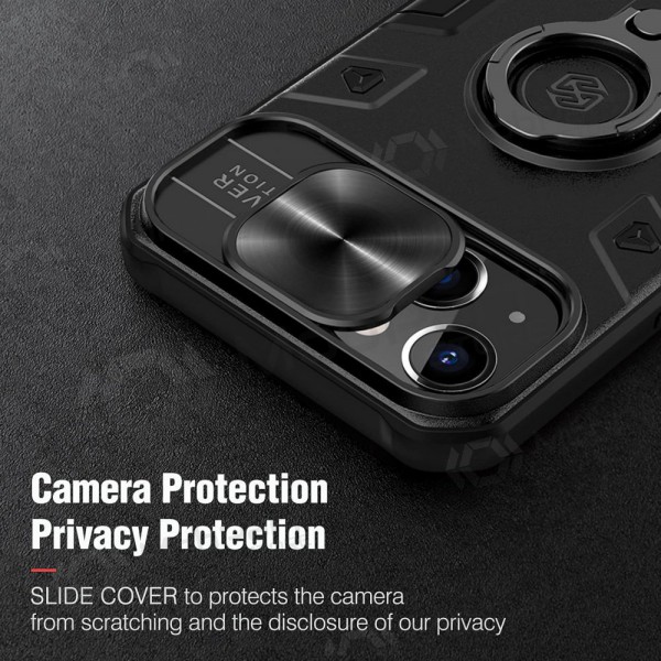 Apple iPhone 14 Pro Max ümbris „Nillkin Armor Pro“ (mustad)