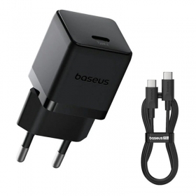 Laadija Baseus Palm 20W USB-C + USB-C to USB-C cable 1.0m mustad P10111602113-01
