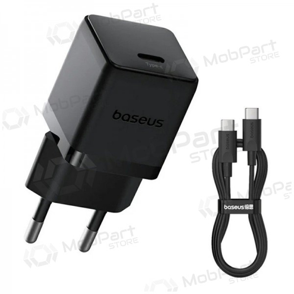 Laadija Baseus Palm 20W USB-C + USB-C to USB-C cable 1.0m mustad P10111602113-01