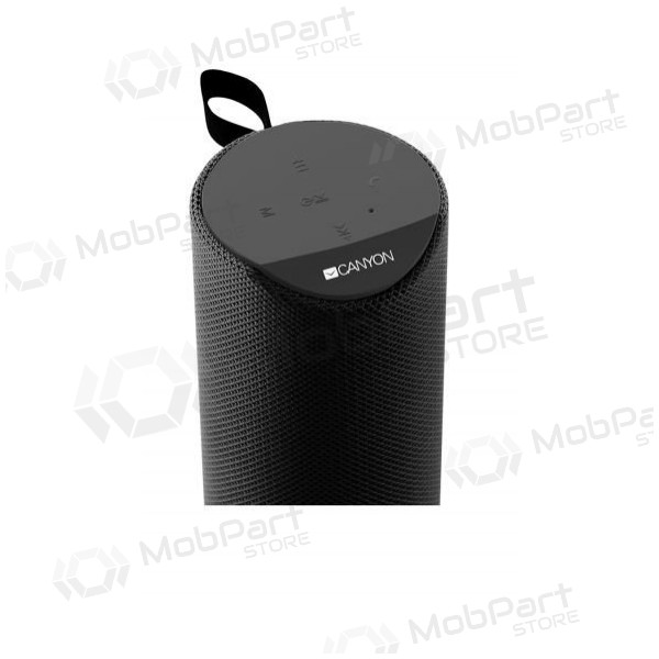 Bluetooth kaasaskantav kõlar CANYON CNS-CBTSP5 (MicroSD, AUX, BT V5.0, 1200mAh) (must)