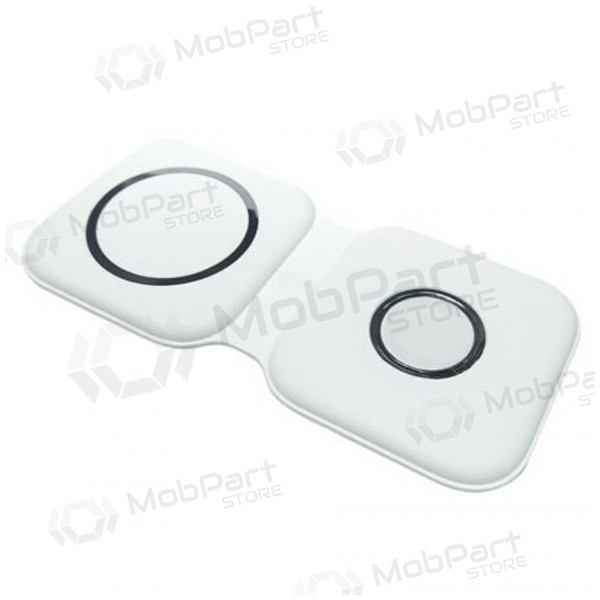 Laadija juhtmeta 2in1 Smart Phone, Watch (valged)