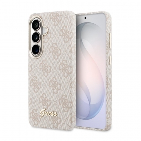 Samsung Galaxy S26 ümbris - Guess PU 4G Script Metal Logo Magnetic