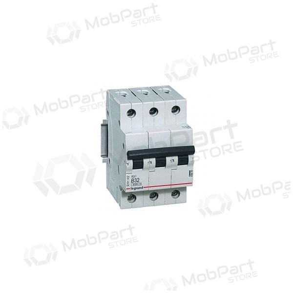 Automatinis jungiklis MCB RX3 Legrand 419172 (32A, 3P, 230V, 6kA)