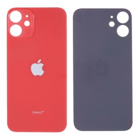 Apple iPhone 12 mini patareipesade kaas (tagakaas) (punane) (bigger hole for camera)
